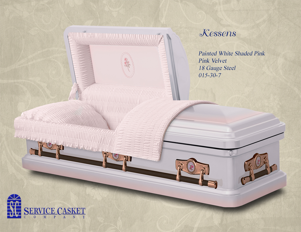 Kessens White Shaded Pink